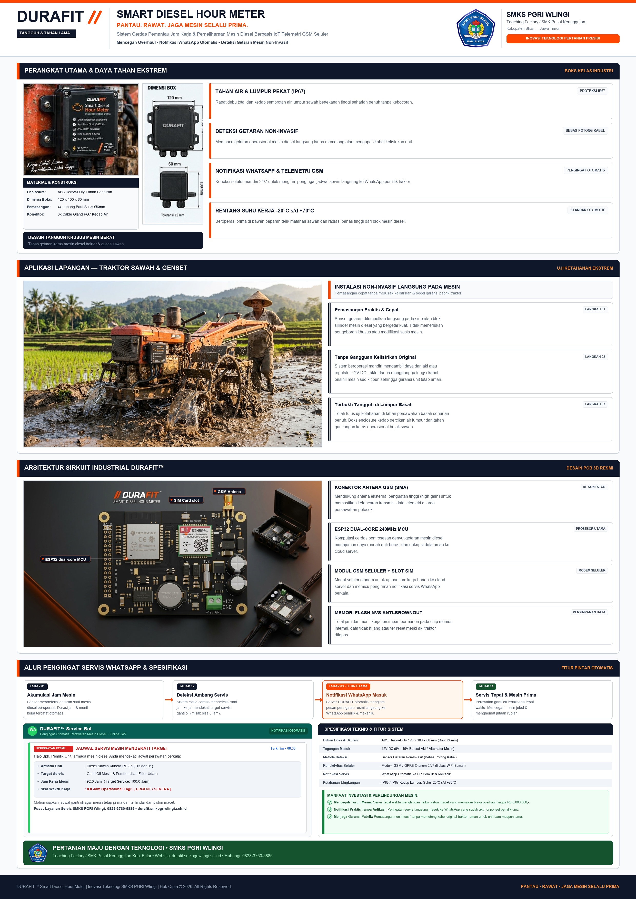 Brosur Lengkap DURAFIT Smart Diesel Hour Meter